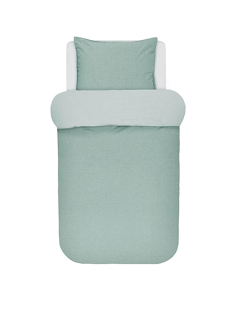 MARC O'POLO HOME Perkal Bettwäsche 70x90cm / 140x200cm Sage Green grün